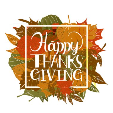 tipografi Şükran gününüz kutlu olsun