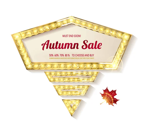 Sonbahar indirimler, afiş