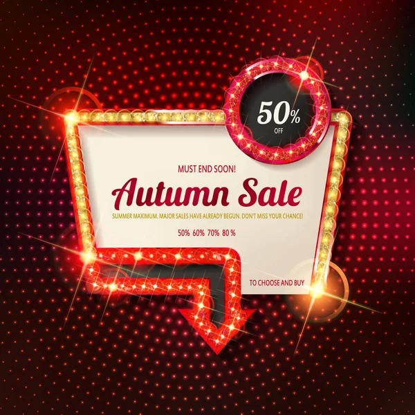 Sonbahar indirimler, afiş