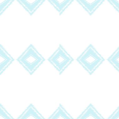 Dikişsiz desen Tribal Art Ikat Ogee