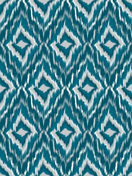 Seamless mönster Tribal Art Ikat — Stock vektor