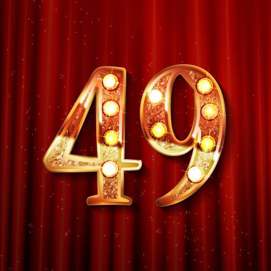 49 yıl yıldönümü kutlama logo