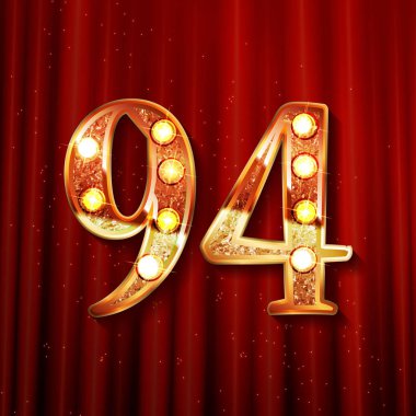 94 yıl yıldönümü kutlama tasarım