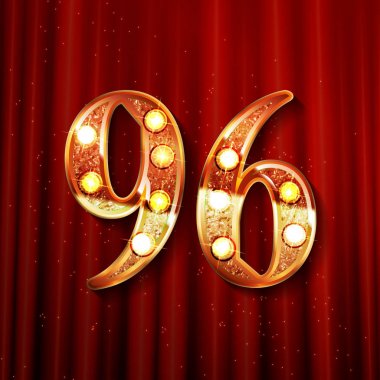 96 yıl yıldönümü kutlama tasarım