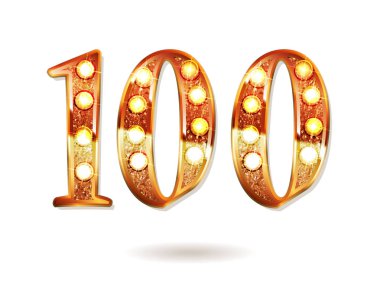 100 yıl altın yıldönümü Logo