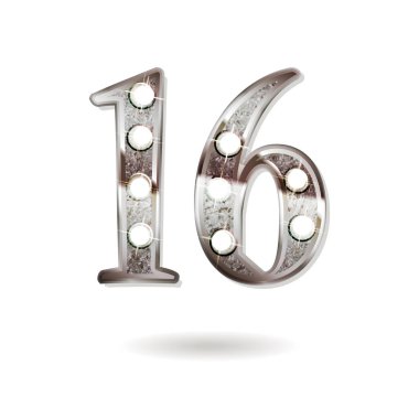 16 yıl yıldönümü kutlama tasarım