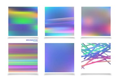 Sıvı renk arka planlar ayarlayın. Holografik etkisi.