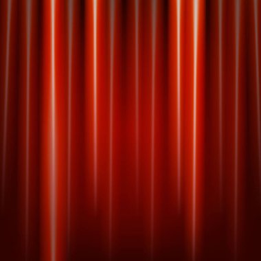 Kırmızı tiyatro perdesi