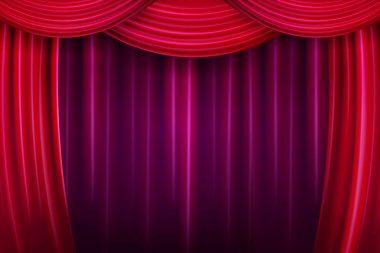 Kırmızı tiyatro perdesi