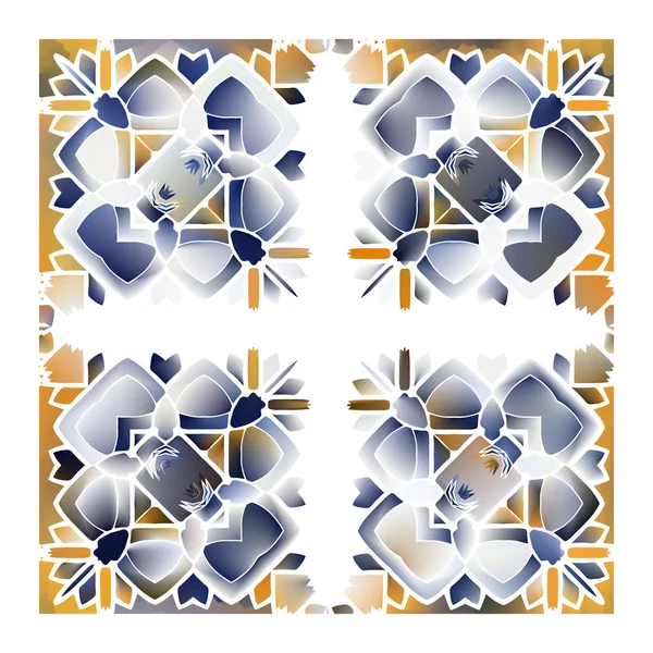 Portugisiska azulejo plattor. — Stock vektor