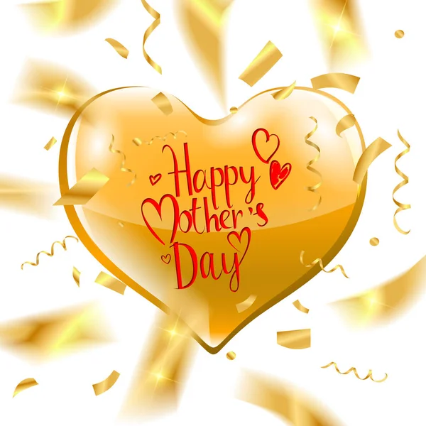 Happy Mother's day text — Stock Vector