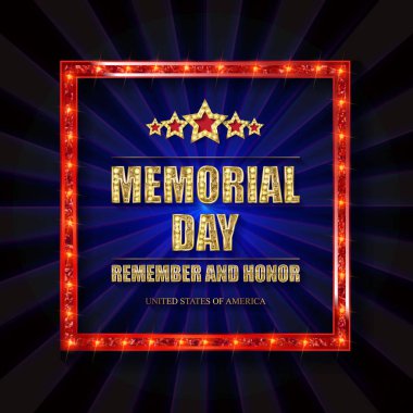 Anma Günü arka plan vektör sanat