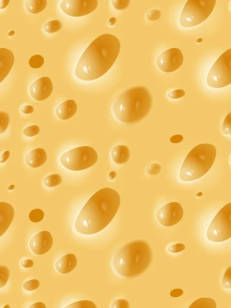 奶酪无缝背景. — 图库矢量图片