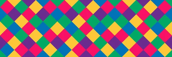 Naadloze Abstracte Geometrische Kleurrijke Vector Patroon Voor Continu Repliceren — Stockvector
