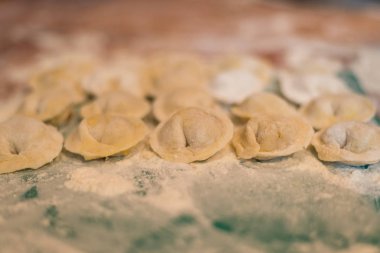 Eller ev köfte, yakın çekim yapmak.