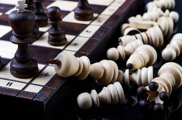 Концепція гри в шахи, бізнес ідея . — стокове фото