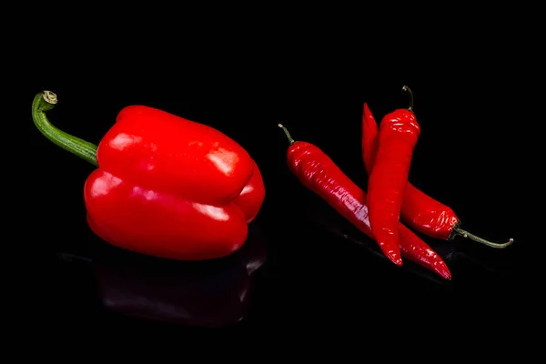 Bunch of different peppers. Spicy and sweet tastes. — Stock Photo, Image
