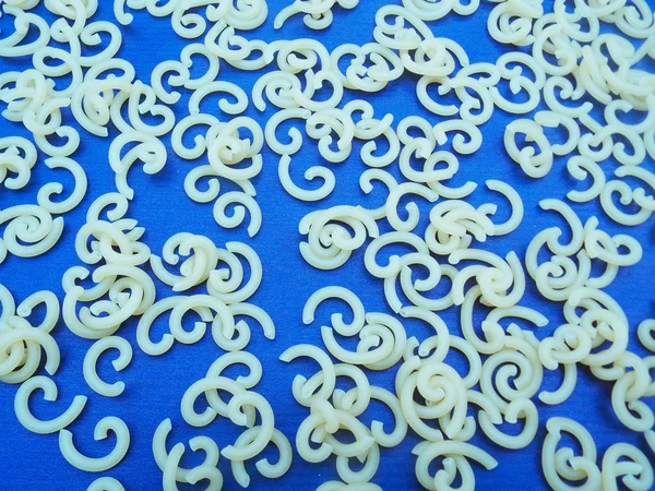 Pasta Blue Background — Stock Photo, Image