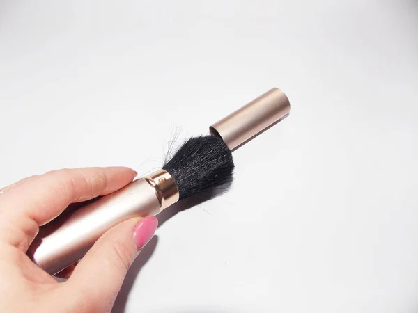 Blush Brosse Sur Fond Blanc — Photo