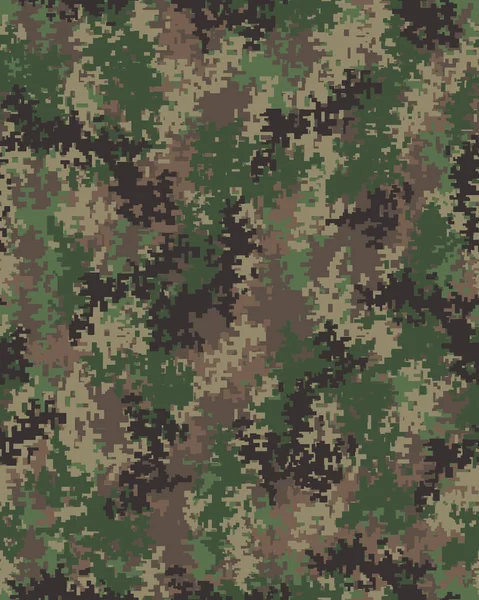 Modèle de camouflage à la mode numérique — Image vectorielle