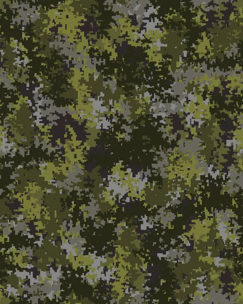 Modèle de camouflage à la mode numérique — Image vectorielle