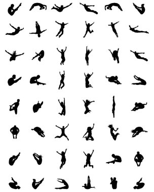 atlama silhouettes 