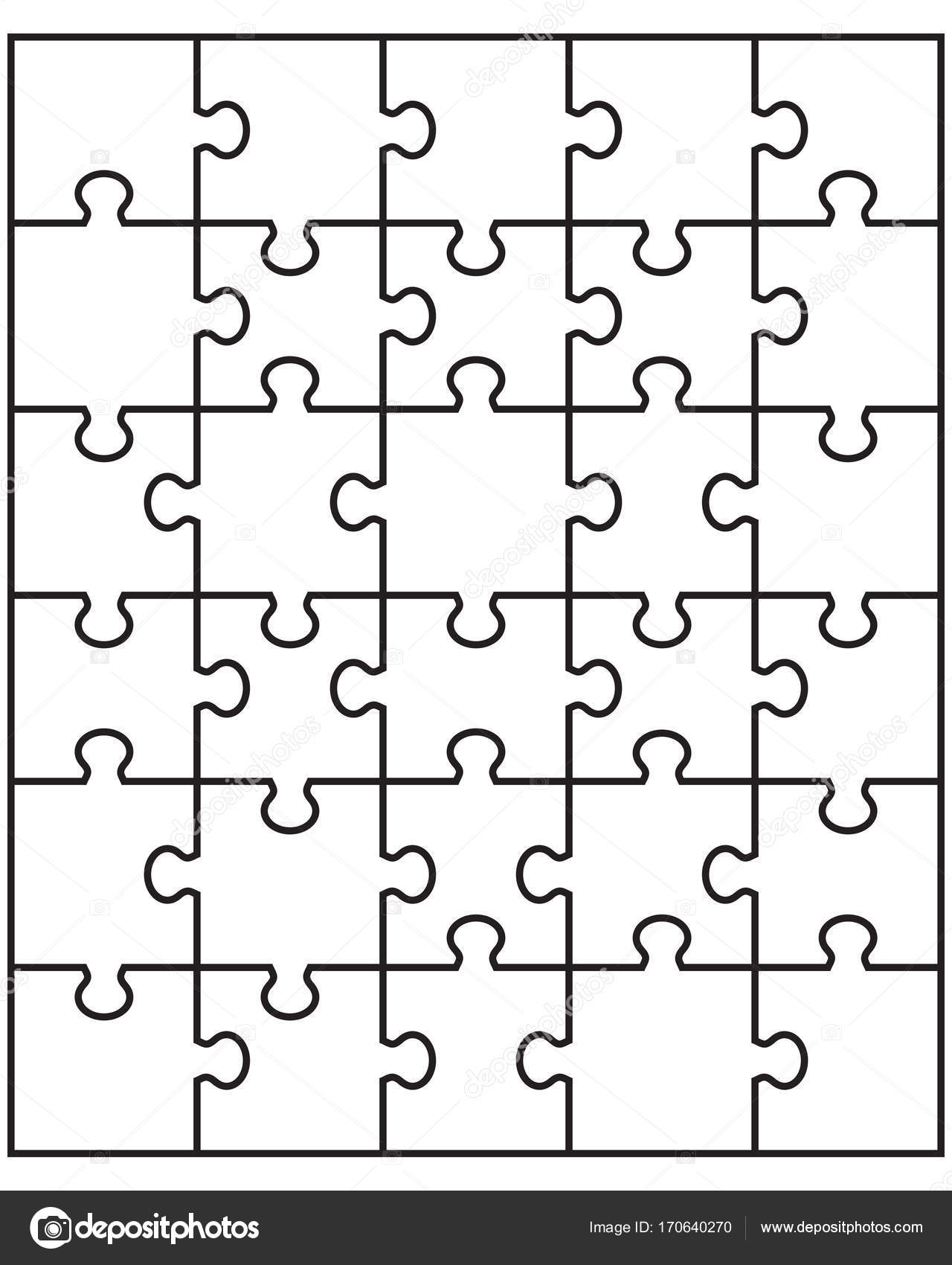 Quebra-cabeça branco imagem vetorial de © matnikola #170640270