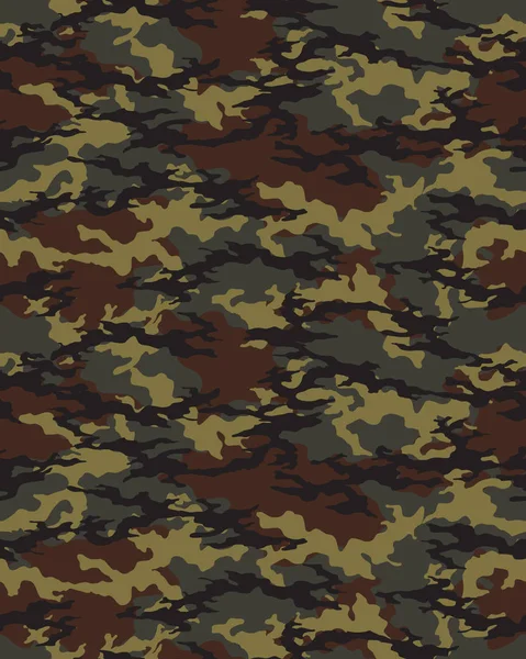 Modèle Camouflage Mode Design Mode Illustration Sans Couture — Image vectorielle