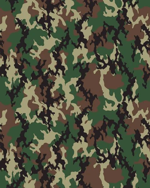 Modèle Camouflage Mode Design Mode Illustration Sans Couture — Image vectorielle