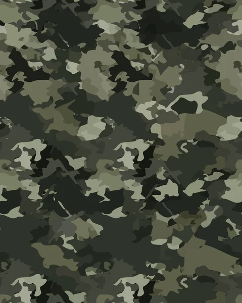 Modieus Camouflage Patroon Modevormgeving Naadloze Afbeelding — Stockvector