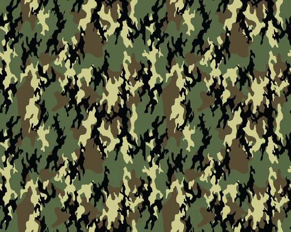 Padrão Camuflagem Elegante Impressão Militar Ilustração Seamless — Vetor de Stock