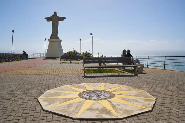 Cristo Rei İsa heykeli Canico, Madeira 'da