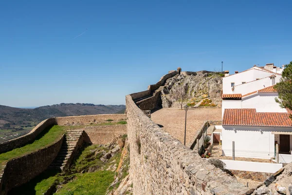 Casas Tradicionales Una Hermosa Calle Marvao Alentejo Portugal — Foto de Stock