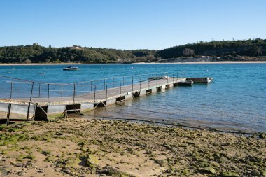 Vila Nova de Milfontes beach pier in Portugal