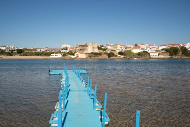Vila Nova de Milfontes beach pier in Portugal