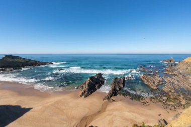 Praia dos machados beach in Costa Vicentina, Portugal