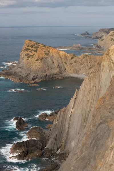 Praia Arrifana Strandklippor Costa Vicentina Portugal — Stockfoto