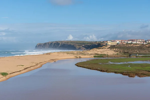 Stranden Praia Foz Sizandro Torres Vedras Portugal — Stockfoto