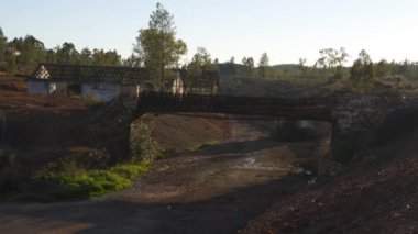 Abandoned mines of Mina de Sao Domingos, in Alentejo Portugal