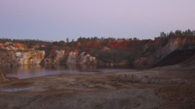 Abandoned mines of Mina de Sao Domingos, in Alentejo Portugal