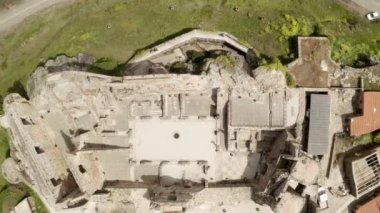 Castelo Rodrigo drone aerial view, in Portugal