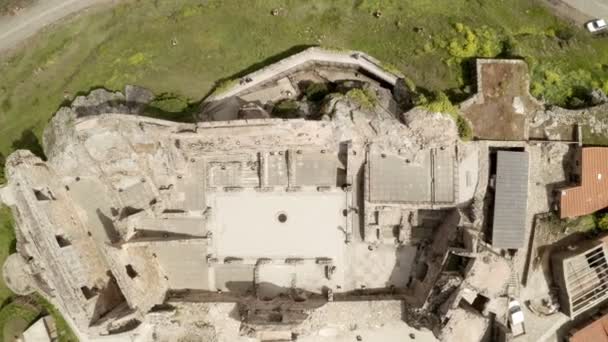 Castelo Rodrigo Drone Aerial View Portugal — ストック動画