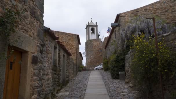 Městský Hrad Castelo Rodrigo Portugalsku — Stock video