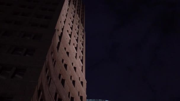 Здания Берлине Ночью — стоковое видео