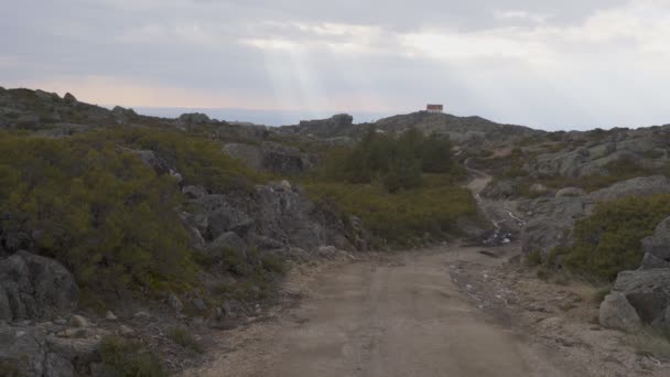 Lagoa Består Lagun Serra Estrela Portugal — Stockvideo