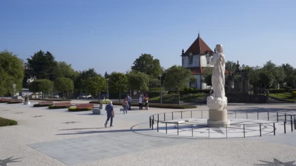 Turismo Santuario Sameiro Santuário Braga Portugal — Vídeo de Stock