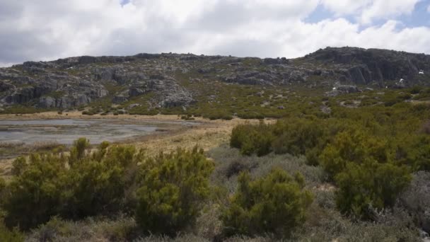 Serra Estrela Portekiz Deki Lagoa Seca Manzarası — Stok video