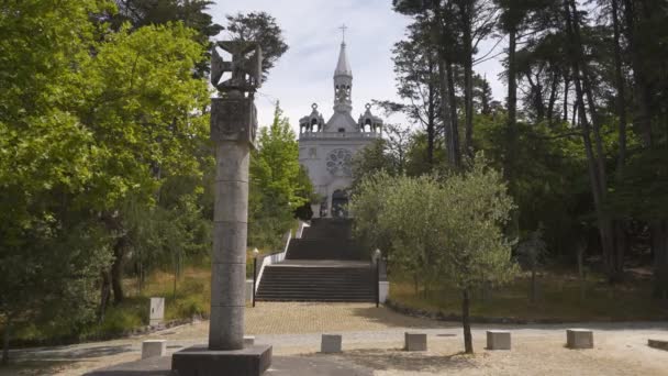 Parque Salette Park Oliveira Azemeis Portugal — Stok Video