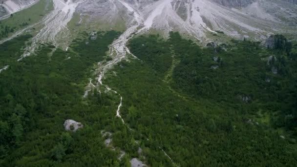 Vidéo Aérienne Par Drone Santa Magdalena Maddalena Val Funes Dans — Video