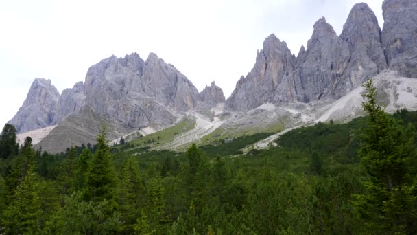 Santa Magdalena Maddalena Val Funes Dolomites Talyan Alpleri Furchetta Dağı — Stok video